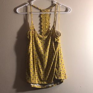 Raiser back tank top